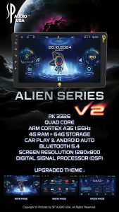 SP AUDIO 4GB RAM 32GB MEMORY CAR ANDROID PLAYER