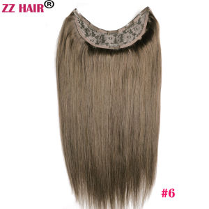 ZZHAIR 100% Brazilian Human Remy Hair Extensions 140g-160g 16"-26" U Piece WIg Clip-in Natural Straight