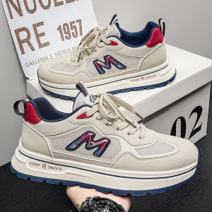 Elevating Thick-sole Dad Shoes Canvas Upper Casual Shoes