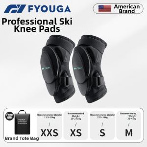 FYOUGA | Professional Fall Protection Gear for Skiing Knee Elbow and Hip Pads