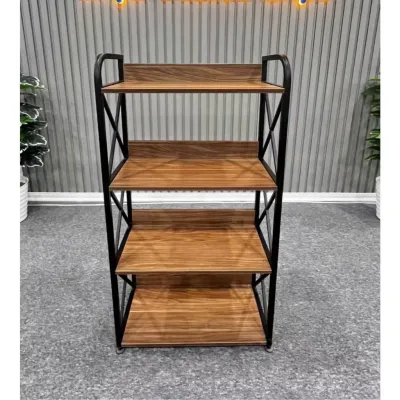 Kệ gỗ khung sắt để đồ trang trí nội thất chữ X 3/4/5 tầng Sắt sơn tĩnh điện gỗ MDF cao cấp chịu🔥🔥🔥siêu bền 🥰🥰