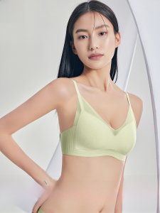 Miiow | Ultra-Thin Ice-Silk Womens Underwear Wireless Seamless Comfortable Back Beautifying Gathered Small Chest No Steel Ring Breathable