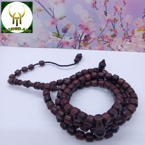 tasbih kayu galih asem asli motif Marjan Fs016