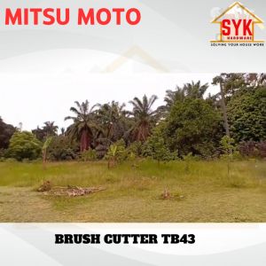 SYK Mitsu Moto TB43 Brush Grass Cutter Recoil Starter Machine Backpack Grass Trimmer Mesin Potong Rumput