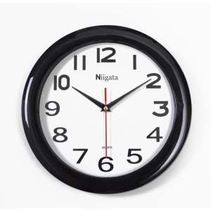 Jam Dinding Standard 282 Diameter 30Cm Tebal Angka Timbul Minimalis Murah
