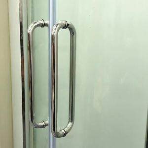 304 stainless steel glass door shower room hand large handle bathroom pull handle o type to install