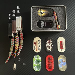 Black Tech Stress Relief Toy Fingertip Gyro Rotating Clicking Segment Push Card Game Intelligent Puzzle Toy for Teens And Adults