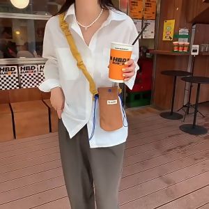 กระเป๋าใส่เดียวกัน - กงฮโยจินสไตล์ กระเป๋าใส่ ผ้าลูกฟู กระเป๋าสะพาย ผ้ายากฟู เป็นอุปกรณ์ผ้าลูกฟู ราคาที่ยอดนิยม