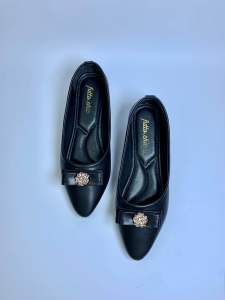 Futto.chic sepatu flatshoes wanita cantik pita tumpuk 03