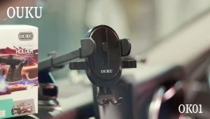 OUKU OK01 ที่วางโทรศัพท์ ที่จับโทรศัพท์ ที่ยึดโทรศัพท์แบบปรับได้ ที่วางโทรศัพท์มือถือในรถยนต์ ของแท้ Mobile Phone Holder