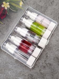 Premium Vacuum Bottle Press Lotion Sub-Bottle Skin Care Travel Set Hydrating Nano Spray Bottle for Home and Travel Use