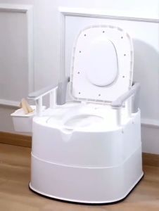 Sukahae JDEE ห้องน้ำพกพา ชักโครก ส้วม ชักโครกเคลื่อนที่ ห้องน้ำเคลื่อนที่ รุ่นใหม่ สุขาผู้ป่วย ผู้สูงอายุ คนท้อง แบกน้ําหนัก สูงสุด 250kg