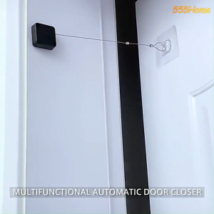 [SG] Automatic Door Closer / Punch-Free / Adjustable Door Closer /Drawstring Auto Sensor Close Doors