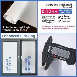 COLOR BLOCK PARTY | Self-Adhesive Frosted Lightproof Privacy Film