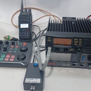 PTT BOX SOUNCARD FRJ998 TO MIXER AUDIO UNTUK RIG ICOM IC-V8000