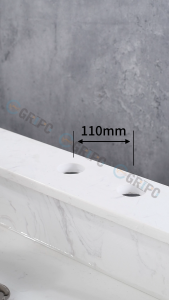 GRIPO Premium 304 Stainless Single Handle Dual Hole Hot And Cold Faucet For Old- Fashioned Washbasin