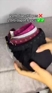 CD Celana Dalam Perempuan 12 Pcs Grosir Harga Termurah Katun Elastis