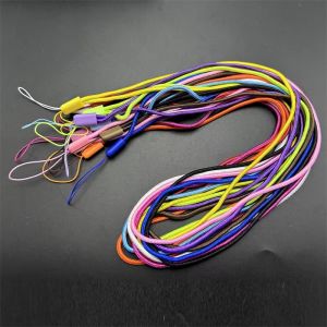 30pcs Mixed Colors Lanyard Necklace Strap Universal Mobile  Cord Accessories Phone Strap  Long Hanging Rope Lanyards Phone