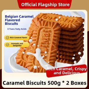 Belgian Caramel Zero Additives Snack Cookies