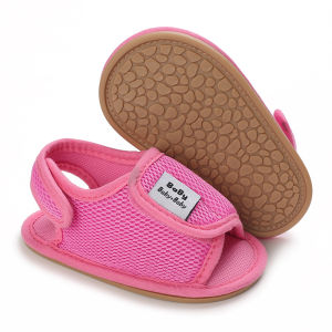 Fashion New Infant Baby Shoes Baby Boy Girl Shoes Toddler Flats Summer Sandal Soft Rubber Sole Anti-Slip Crib Shoes First Walker