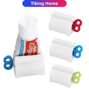 Rolling Tube Toothpaste Squeezer Toothpaste Seat Holder Stand Rotate Toothpaste Dispenser for Bathroom