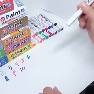 ปากกาเขียนยาง TOYO ปากกาอเนกประสงค์ เขียนได้บนล้อ/พลาสติก ฯลฯ ปากกาเขียนยาง #ปากกาเขียนเหล็ก