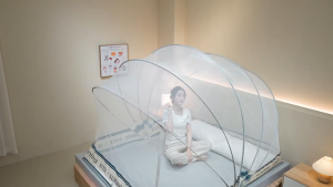 Foldable Mosquito Net Tent Dengue Zika Prevention Quality Assurance