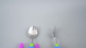 Adjustable Tableware Fork Spoon Set with Non-slip Handle Stainless Steel Adaptive Utensils Tableware for Elderly Kitchen Gadgets