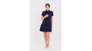 Badomoda DELFINE Side Pleated Dress