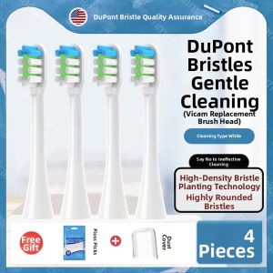 Five More Boxan Boshui Electric Toothbrush Head Roman Column A6S plus Soft Bristle Replacement Universal Adult Oral Care