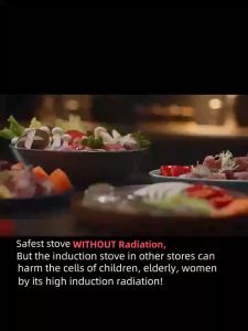 3500W Electric Ceramic Cooktop LCD Infrared Inverter Countertop Cooktop Touch Screen Countertop Infrared Induction Cooking Frying Grilling