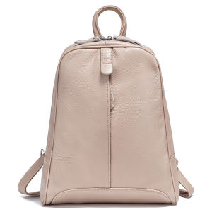 Ba Lô Da Thật Thời Trang Dành Cho Nữ Zency Túi Du Lịch Màu Mơ Có Túi Khóa Kéo Chống Trộm Và Ngăn Đựng Máy Tính Xách Tay Ba Lô Thời Trang