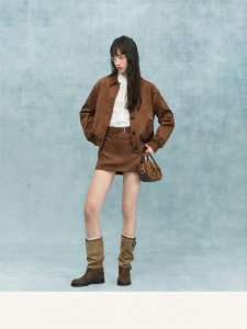 AIVEI | Retro Faux Suede Jacket