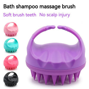 PrettyFamily Soft silicone scalp Massage brush Comb Bath Scalp brush Hair care tools Shower accessories