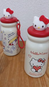 Sanrio cute stainless steel insulated water bottle Floating Sanrio Hello Kitty Cinnamoroll Melody 440ML