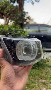 Lampu depan Legenda 2 biled matrix x1 RGB ganti warna suka suka