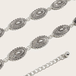 GoodHOWs เข็มขัดโซ่ผีเสื้อโลหะเป็นประกายสำหรับผู้หญิงสายโซ่เอวบางเข็มขัดประดับพลอยเทียมสำหรับเด็กสาวสุดเท่สีเงินชุดเดรสเข็มขัดปรับได้