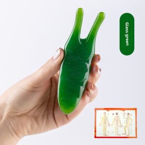 Resin Nasal Scraper Beauty Meridian Muscle-Poking Stick Nose Bridge Nose Ear Massage Tool Manual Acupuncture Pen Beauty Facial Scraping