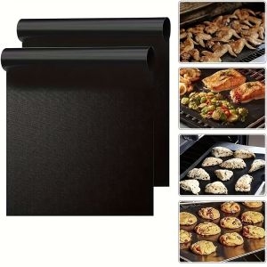 1Pc Durable Non-Stick Baking Pad Reusable Oven Pad Microwave Mat - Suitable for Electric and Gas Ovens