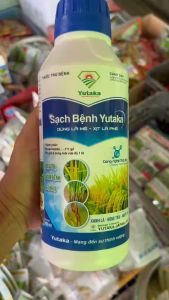 [10 Chai] Sạch bệnh yutaka 111SC Yutaka 900ml - Hexaconazole﻿ 111g/l -  Nấm hồng Thán thư Rỉ sắt - Thán thư Rỉ sắt - Xì mủ cháy lá  loét sẹo - Khô đen bông đốm đen..
