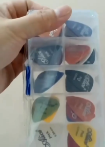 24Pcs/Box Electric Guitar Pick Plectrum 0.58-1.5mm Mixed Thickness Acoustic Guitar Picks Multicolor