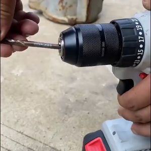 Keyless Drill Chuck Quick Change Conversion Adapter 0.8MM-10MM 3/8-24UNF Self-Tighten Screwdriver Drill Bits Chucks