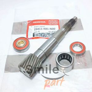 As Pully Beat F1 Esp Beat Pop K81 + Bearing Bambu Lahar Bak Cvt 6002 Kuningan bosh Scoopy Esp Pulley
