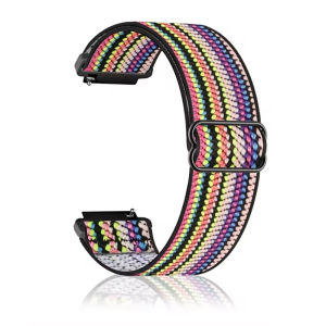 20 มม./22 มม.สายไนลอนสำหรับ Amazfit GTS/2/2e/3/GTS2 Mini/GTR/3/Pro/GTR2/47 มม./42 มม./stratos Amazfit Bip/BipLite แฟชั่นยืดหยุ่นสายนาฬิกาปรับได้สำหรับ Samsung สายนาฬิกา galaxy watch 7/FE/ สายรัด 6/5/5pro/4/4 Classic/3 /active