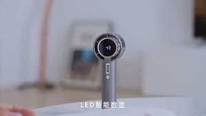 4sshop-พัดลมพกพา Turbo รอบสูง ชาร์จ USB พัดลมมือถือ Digital Display มือถือพัดลมขนาดเล็ก พร้อมส่งจากไทย