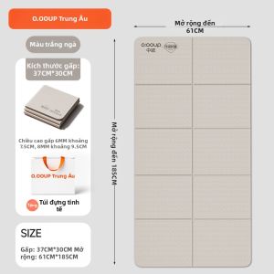 O:OOUP | Thảm Yoga Gấp Được Chống Trượt Chống Sốc Êm