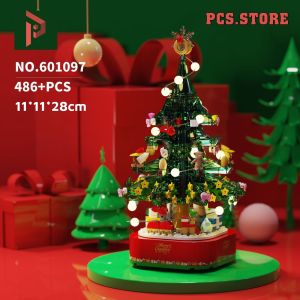 Đồ Chơi Lắp Ráp Cây Thông Noel Xanh- Green Crystal Christmas Tree 486 Mảnh Ghép Chi Tiết - PCS STORE