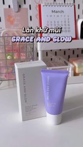 Lăn Khử Mùi Grace And Glow Black Opium Dưỡng Sáng Da 50ml Ngăn Ngừa Mồ Hôi Với Niacinamide và AHA