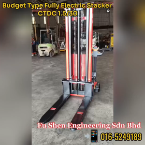 BUDGET TYPE ELETRIC STACKER CTDC 1.5 TON / 3000MM