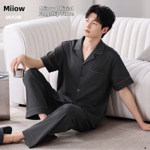 MiiOW | 100% Cotton Mens Sleepwear Big Size